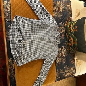 Polo Ralph Lauren blue and white XL button down